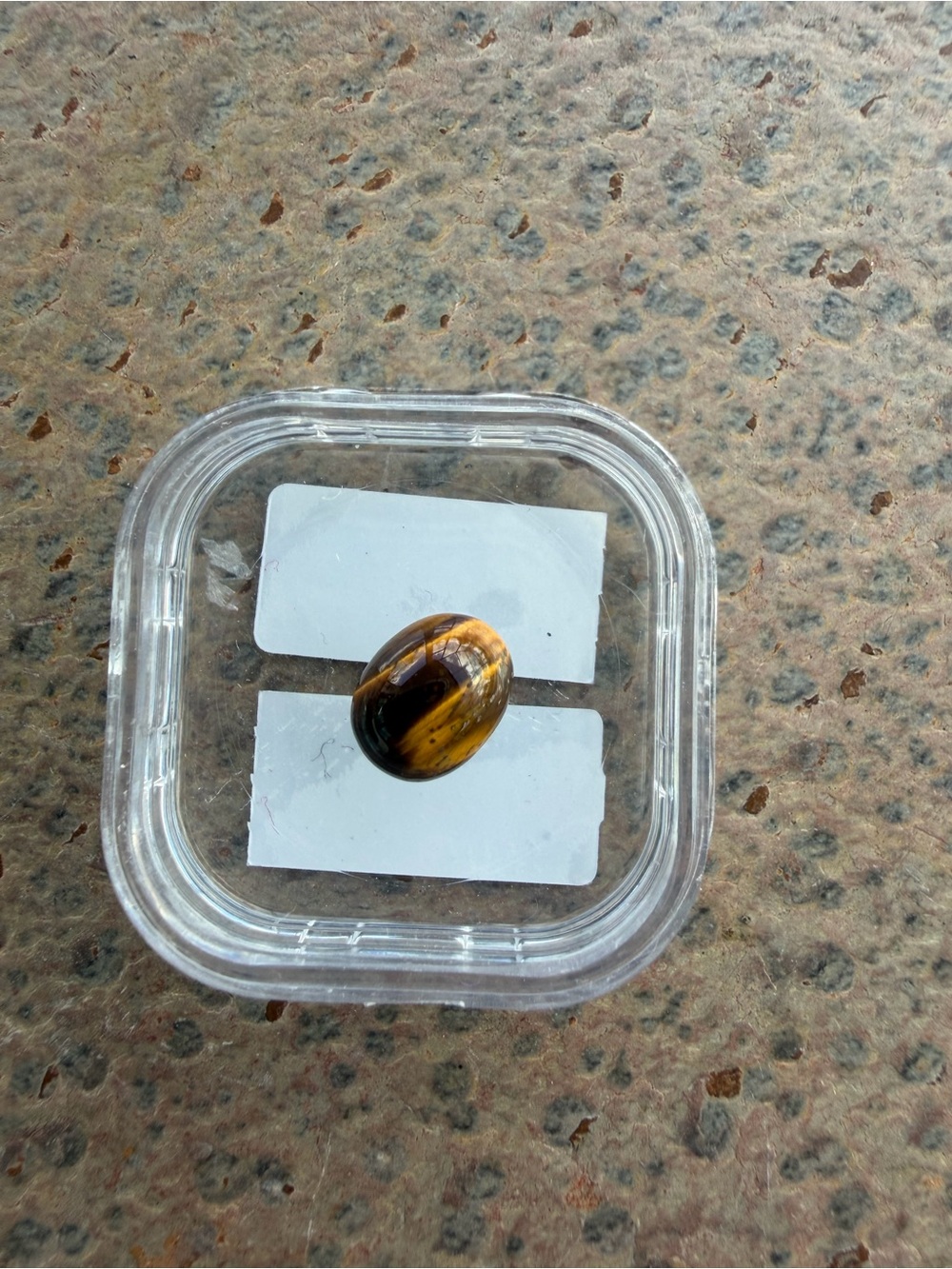 Tiger eye Cabachon 2.82 carats total weight 10x8 oval